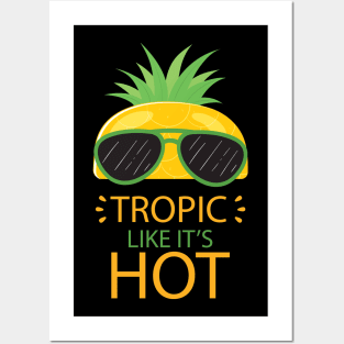 Tropic like it´s hot Summertee sun tan holiday shirt Posters and Art